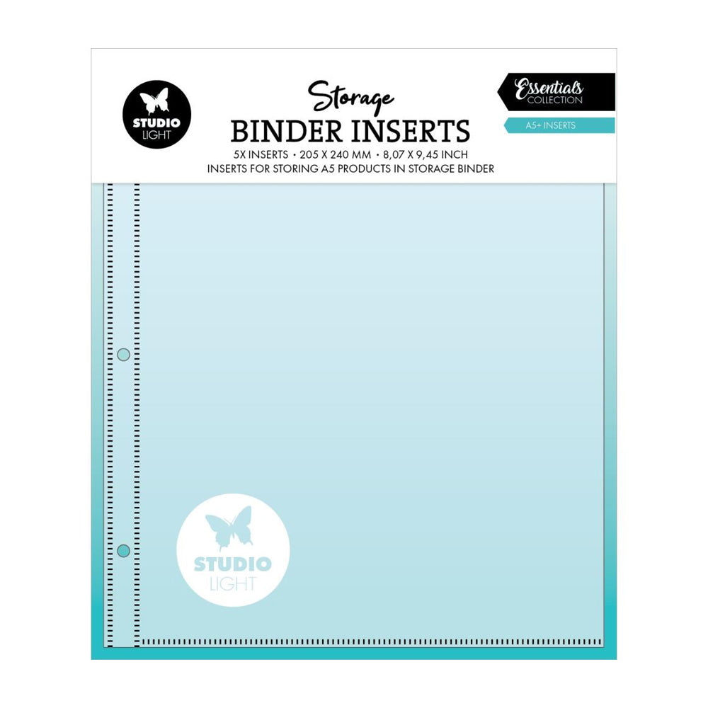 Studio Light Essentials Storage Binder Inserts - A5 SL-TO-STOR03