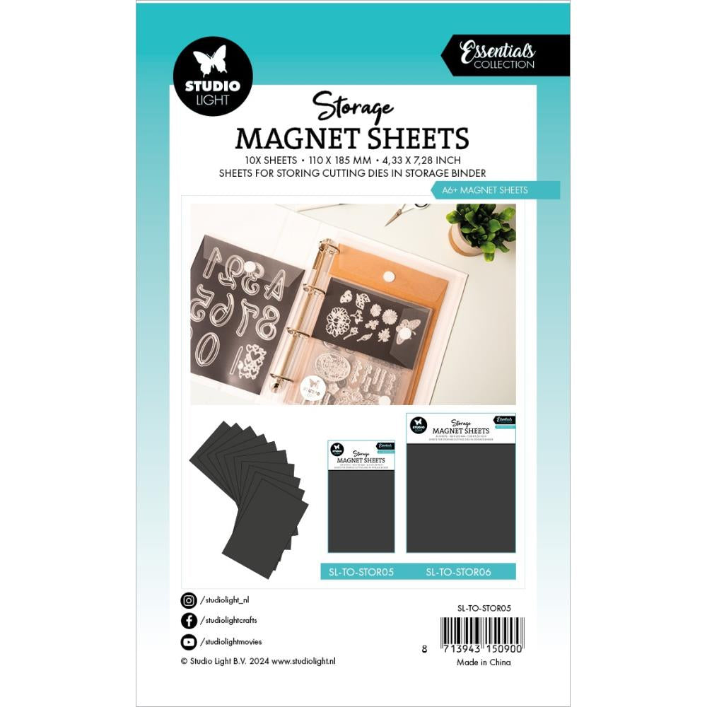 Studio Light Essentials Storage Magnet Sheets - A6 SL-TO-STOR05