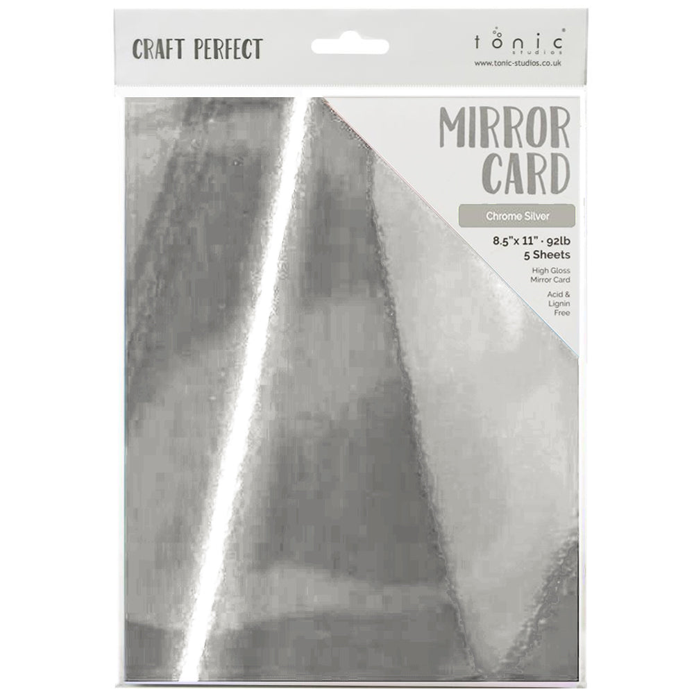 Tonic Mirror Cardstock - Chrome Silver 9452E