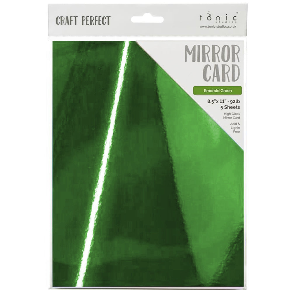 Tonic Mirror Cardstock - Emerald Green 9454E