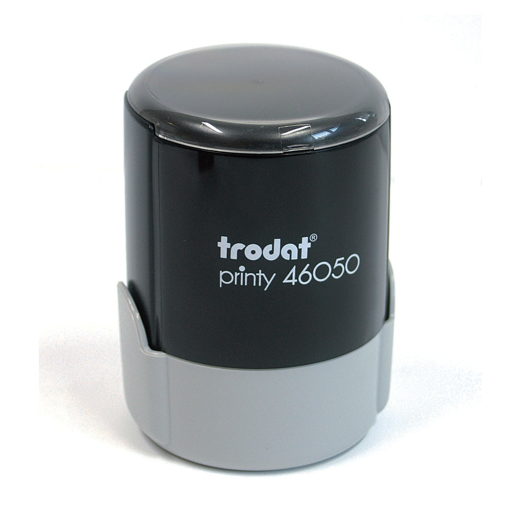 Trodat printy 46050 custom self inking rubber stamp front side 50mm size