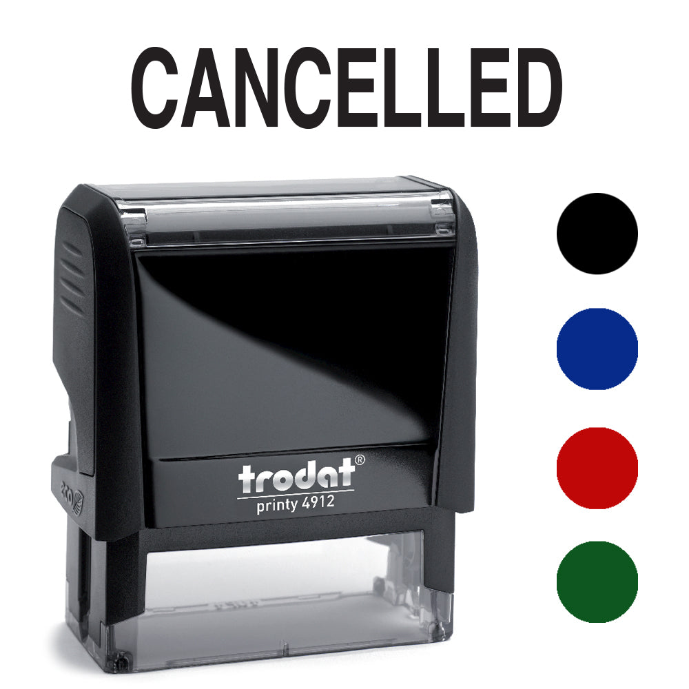 Trodat Self Inking Stamp - Cancelled