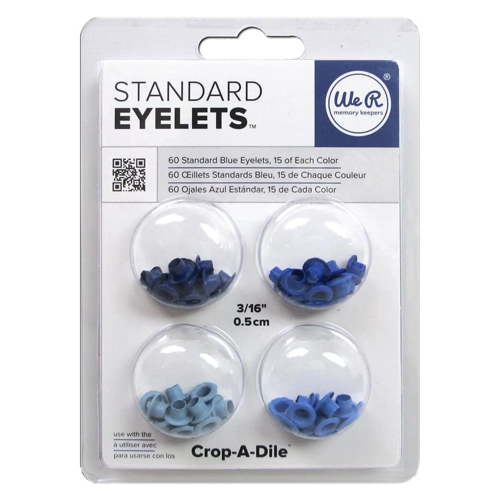 We R Memory Keepers Eyelets - Blue WER-ES 41577