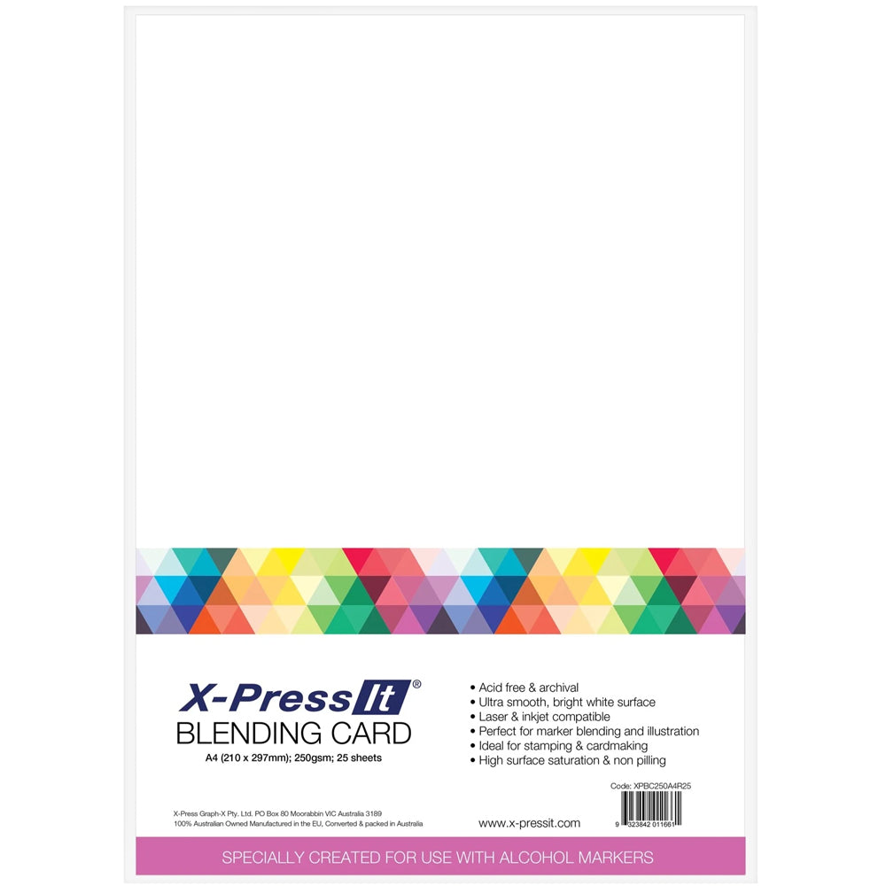X-Press It Blending Card A4 - 25pk