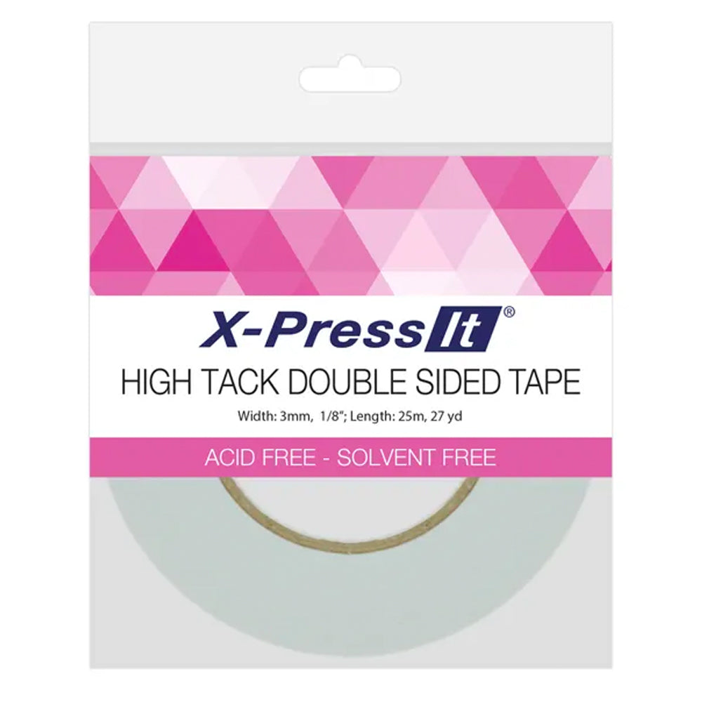 X-Press It Double Sided Tape High Tack 3mm – Rubber Stamps by Montarga