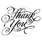 0223 D - Thank You Rubber Stamp