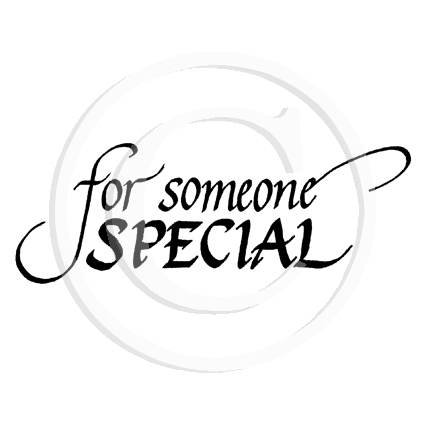 0278 FF - Someone Special Rubber Stamp