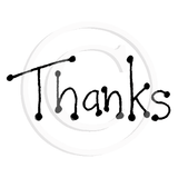 0288 B - Thanks Rubber Stamp