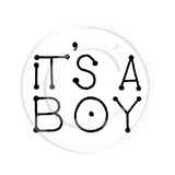 0327 A - It's A Boy Rubber Stamp