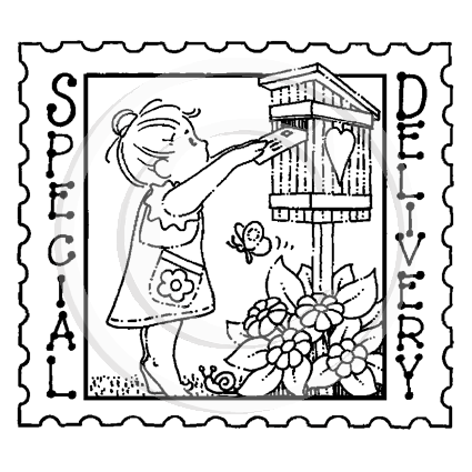 0360 C - Special Delivery Rubber Stamp