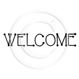 0376 B - Welcome Rubber Stamp