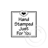 0447 A - Hand Stamped Rubber Stamp