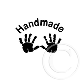 0461 A - Handmade - Hands Rubber Stamp