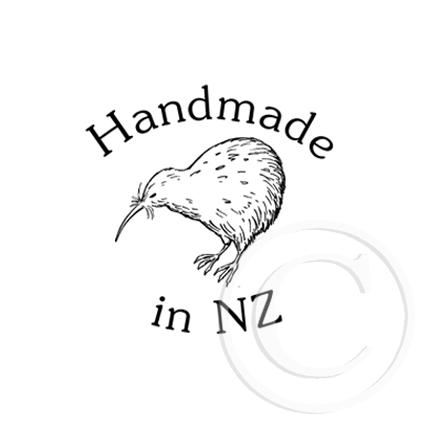 0465 A - Handmade In NZ Rubber Stamp