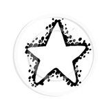 0907 A - Star Rubber Stamp