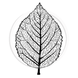 0968 F - Leaf Rubber Stamp