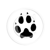 1103 A - Dog Paw Print Rubber Stamp