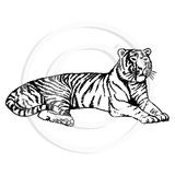 1252 FF - Tiger Rubber Stamp