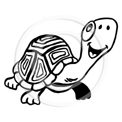 1288 C - Turtle Rubber Stamp