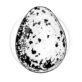 1394 C - Egg Rubber Stamp