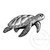 1496 E - Sea Turtle Rubber Stamp