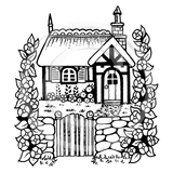 1631 G - House Rubber Stamp