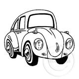 1710 C oe A - Volkswagen Rubber Stamp