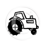 1713 A - Tractor Rubber Stamp