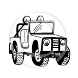 1717 C - Jeep Rubber Stamp