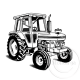 1770 G - Tractor Rubber Stamp