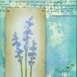 Card Sample - Watercolour Lavender