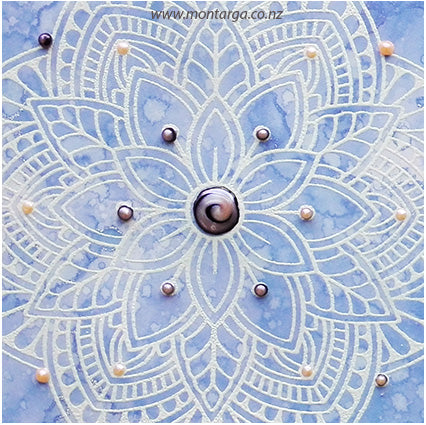 Card Sample - Mandala With Nuvo Dream Drops