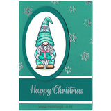 Card Sample - Christmas Gnome - Teal