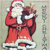 Card Sample - Fluffy Santa