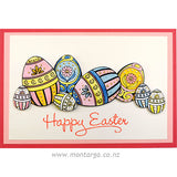 Card Sample - Easter - Colourful Easter Eggs