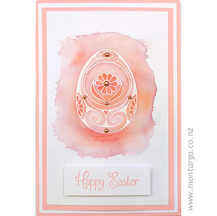Card Sample - Easter - Watercolour Egg