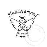 2166 A - Handstamped - Angel Rubber Stamp