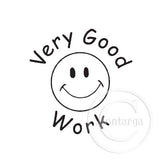 2744 A - Smiley Face Teacher Rubber Stamp