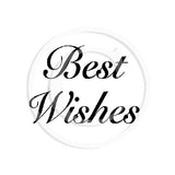 2746 A - Mini Best Wishes Rubber Stamp
