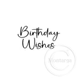 2863 B - Birthday Wishes Rubber Stamp