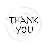 2971 A - Thank You Rubber Stamp