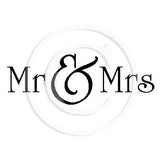 3042 B - Mr & Mrs Rubber Stamps