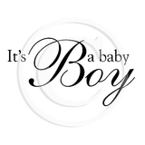 3129 B - Baby Boy Rubber Stamp