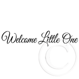 3141 BB - Welcome Little One Rubber Stamp