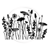 3279 GG - Wildflowers Rubber Stamp