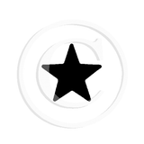 3414 A - Mini Star Rubber Stamp
