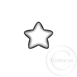 3451 A - Star Rubber Stamp