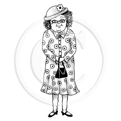 3527 FF - Grandma Rubber Stamp