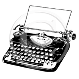 3850 F - Typewriter Rubber Stamp