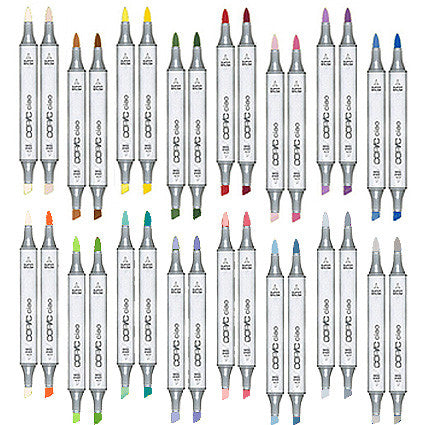 Copic Ciao Marker Set 32 Piece Duo Blending Sets